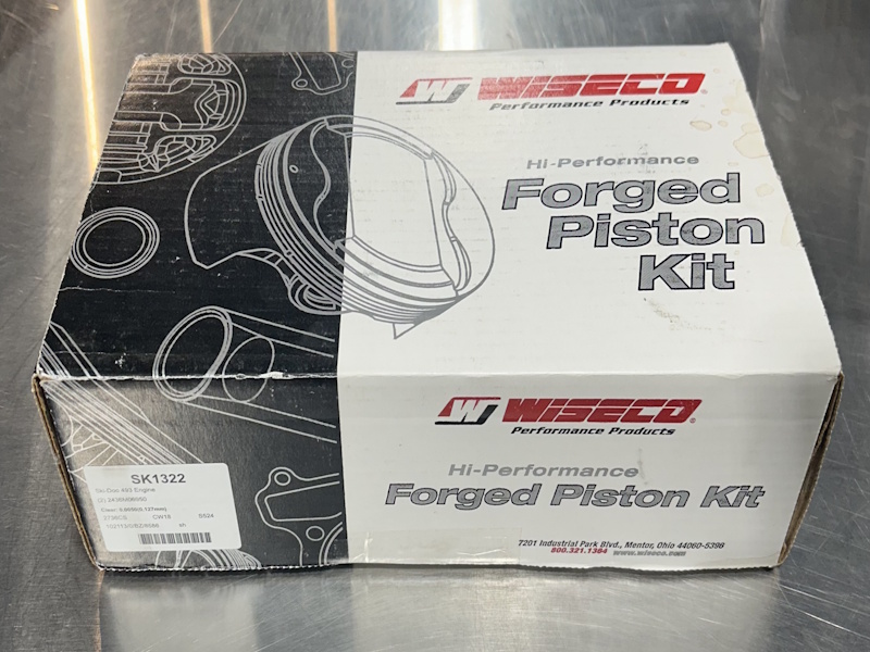WISECO TOP END PISTON KIT SK1322 FOR SKI-DOO LIQUID COOLED ENGINES